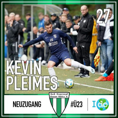 Kevin Pleimes kommt zur Ü23! 